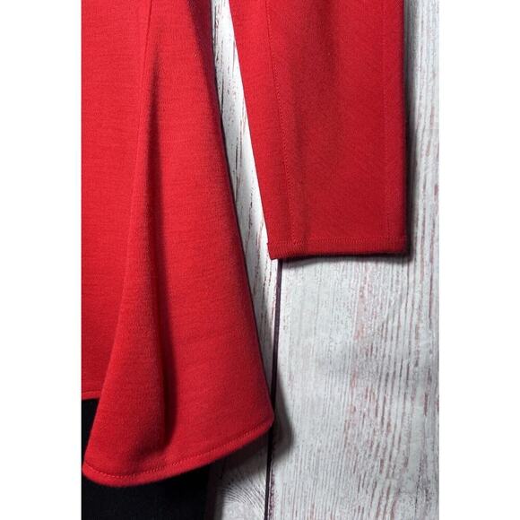 Collections Michelle Stuart Vintage Dress Pencil Skirt Red Black 80s Halloween M - Picture 3 of 11